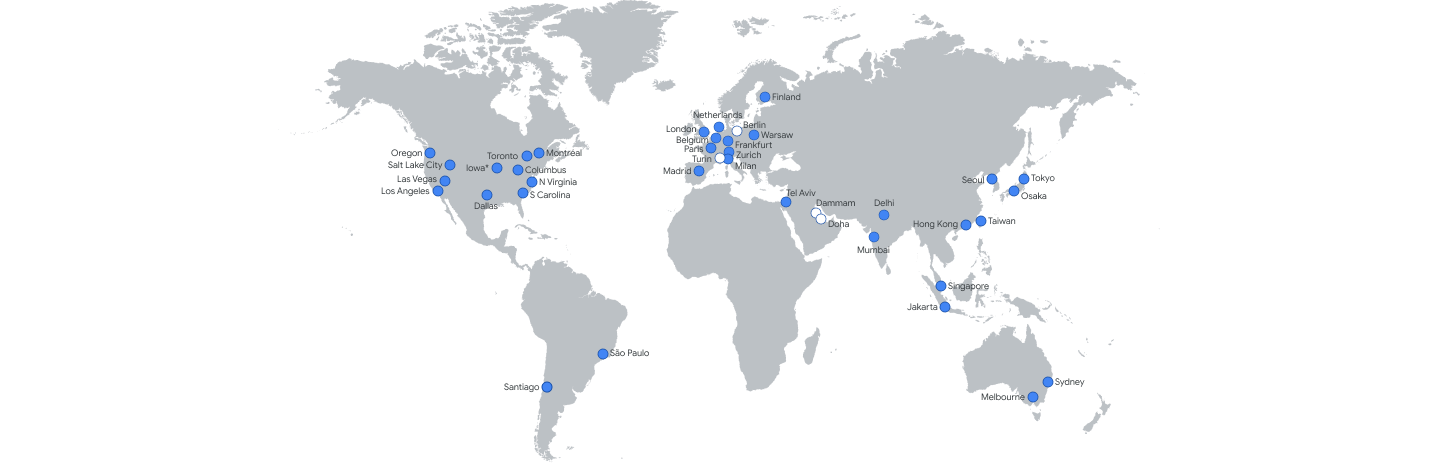 Deno Deploy's 30+ edge locations around the world