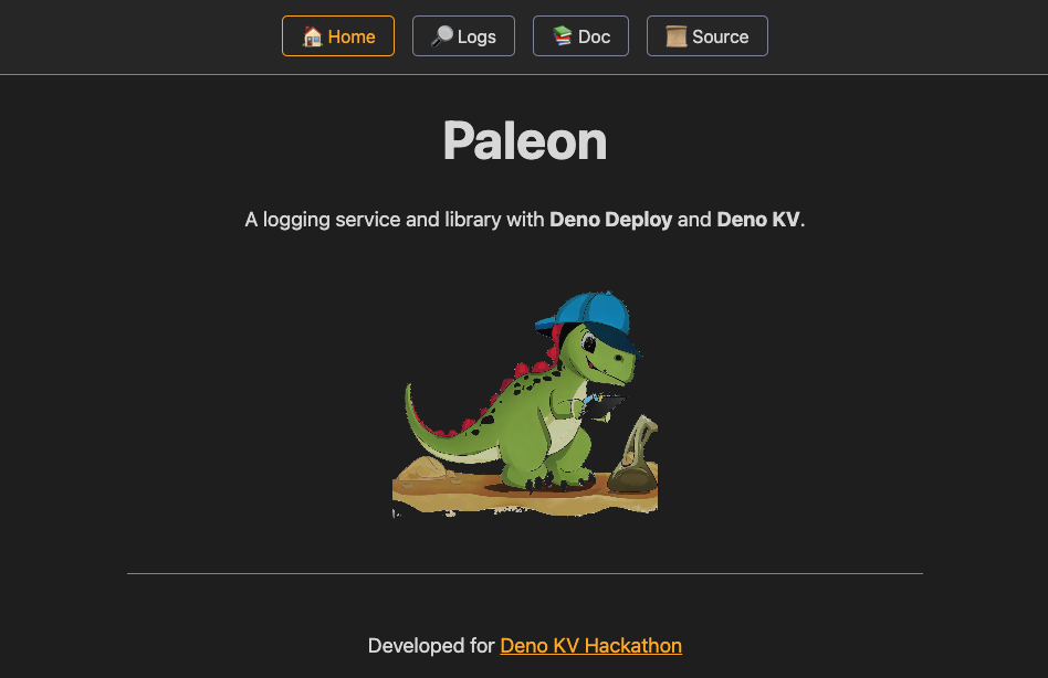 Screenshot of Paleon