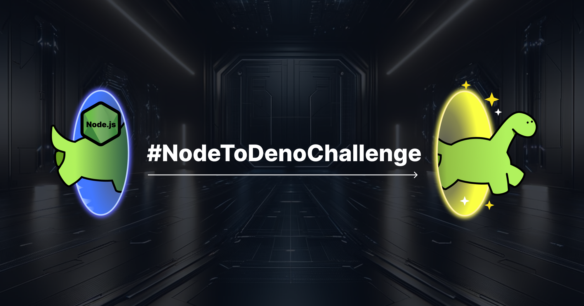 Run a Node project with Deno.