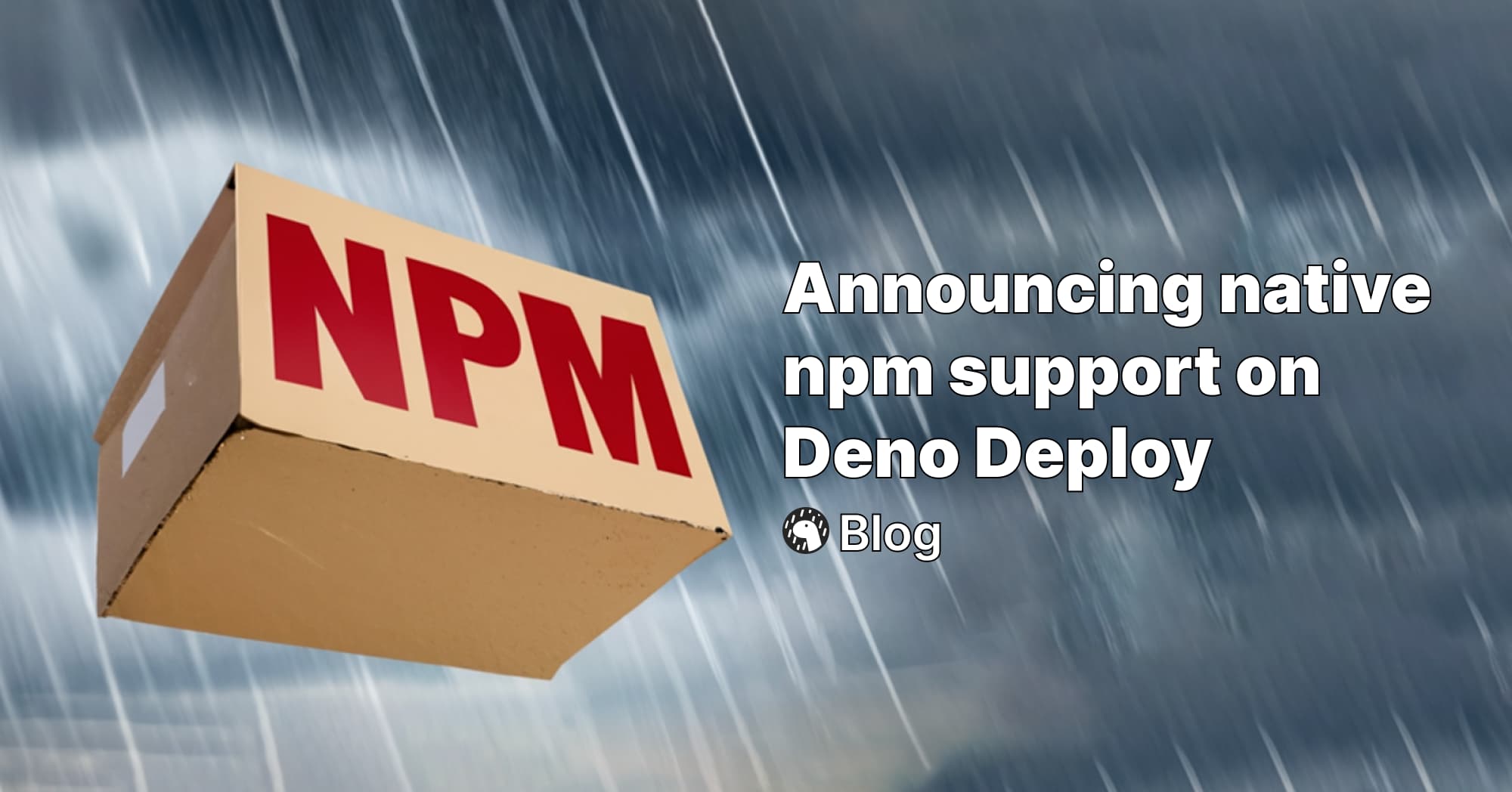 Announcing native npm support on Deno Deploy