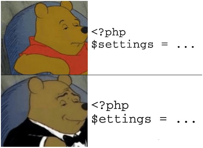 Pooh on writing good php.