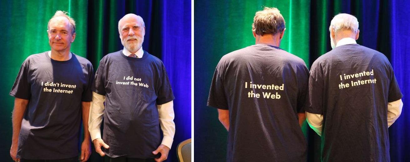 Tim Berners-Lee with Vint Cerf