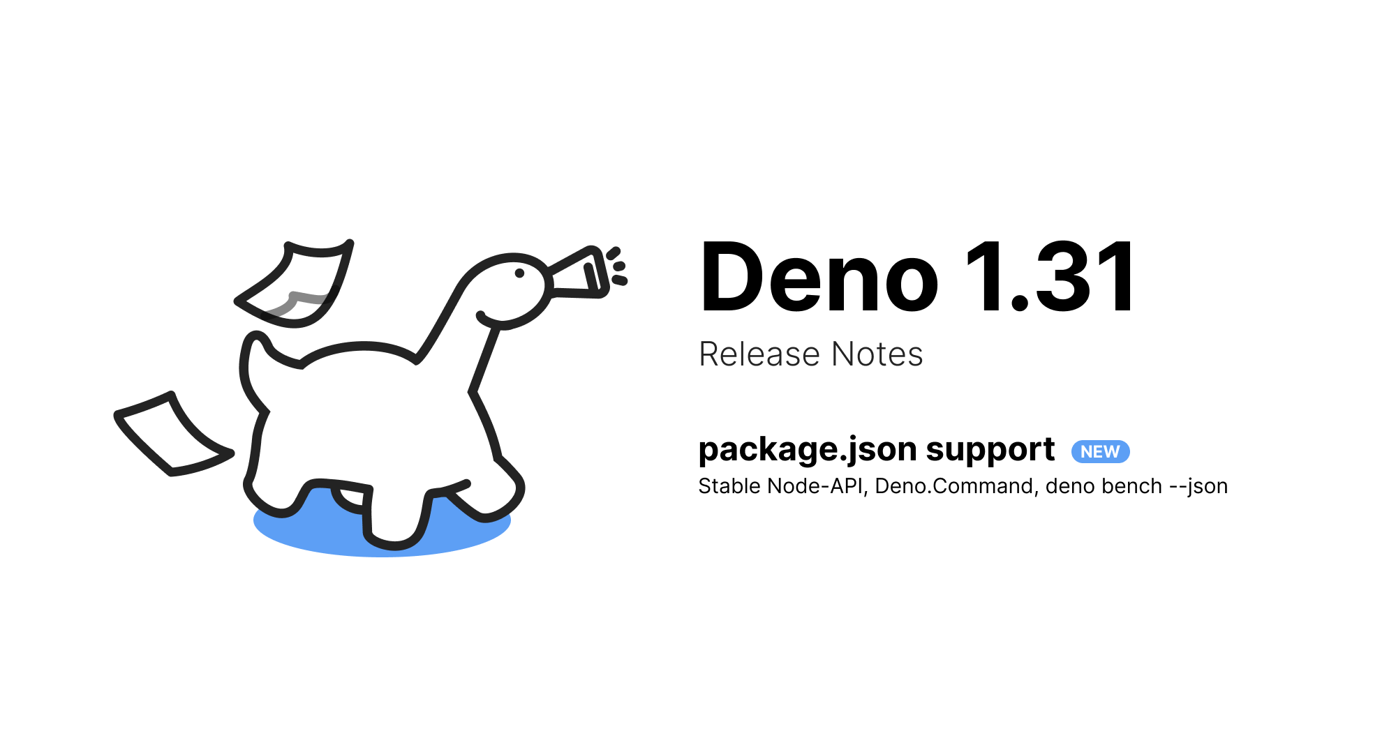 Deno 1.31: package.json support