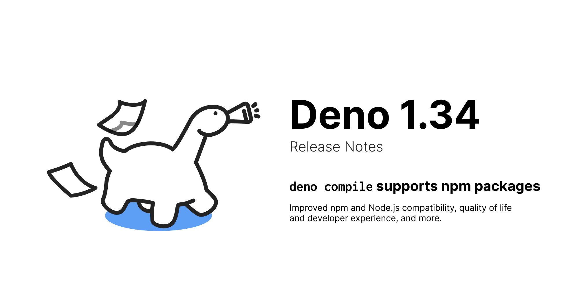 As we continue our development journey towards Deno 2, this minor release is primarily focused on boosting compatibility with npm and Node.js, enhanci